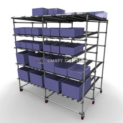 rack made of tubular profile