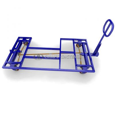 тележка с поворотными колесами